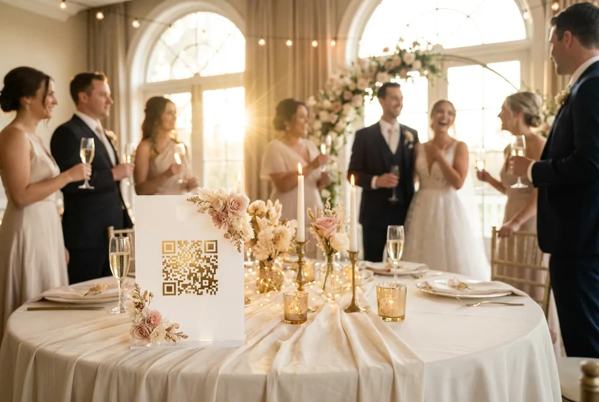 The Complete Guide to Wedding Photo Sharing with QR Codes in 2025